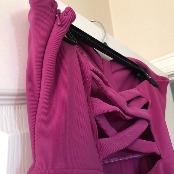 Women strapless cocktail dress - Picture 3 of 4